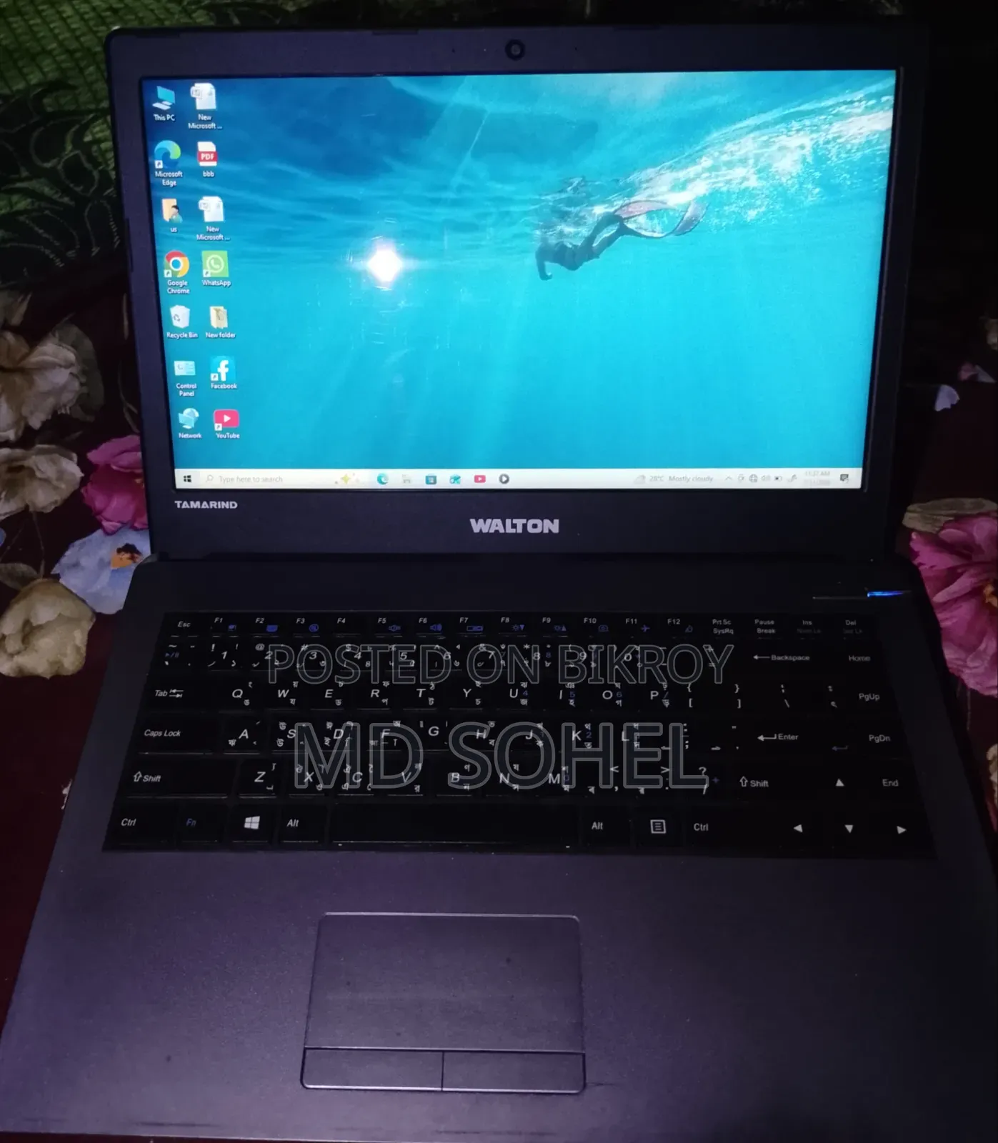 Laptop 8GB Intel Pentium SSD 128GB