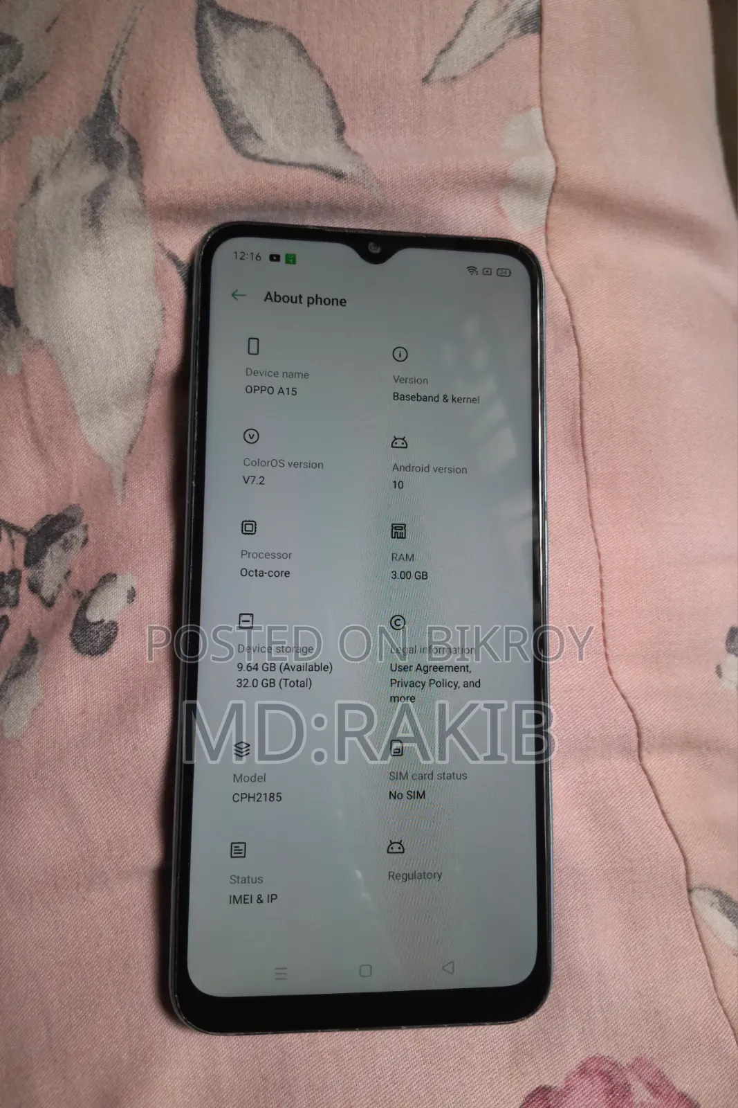 Oppo A15 32 GB Blue