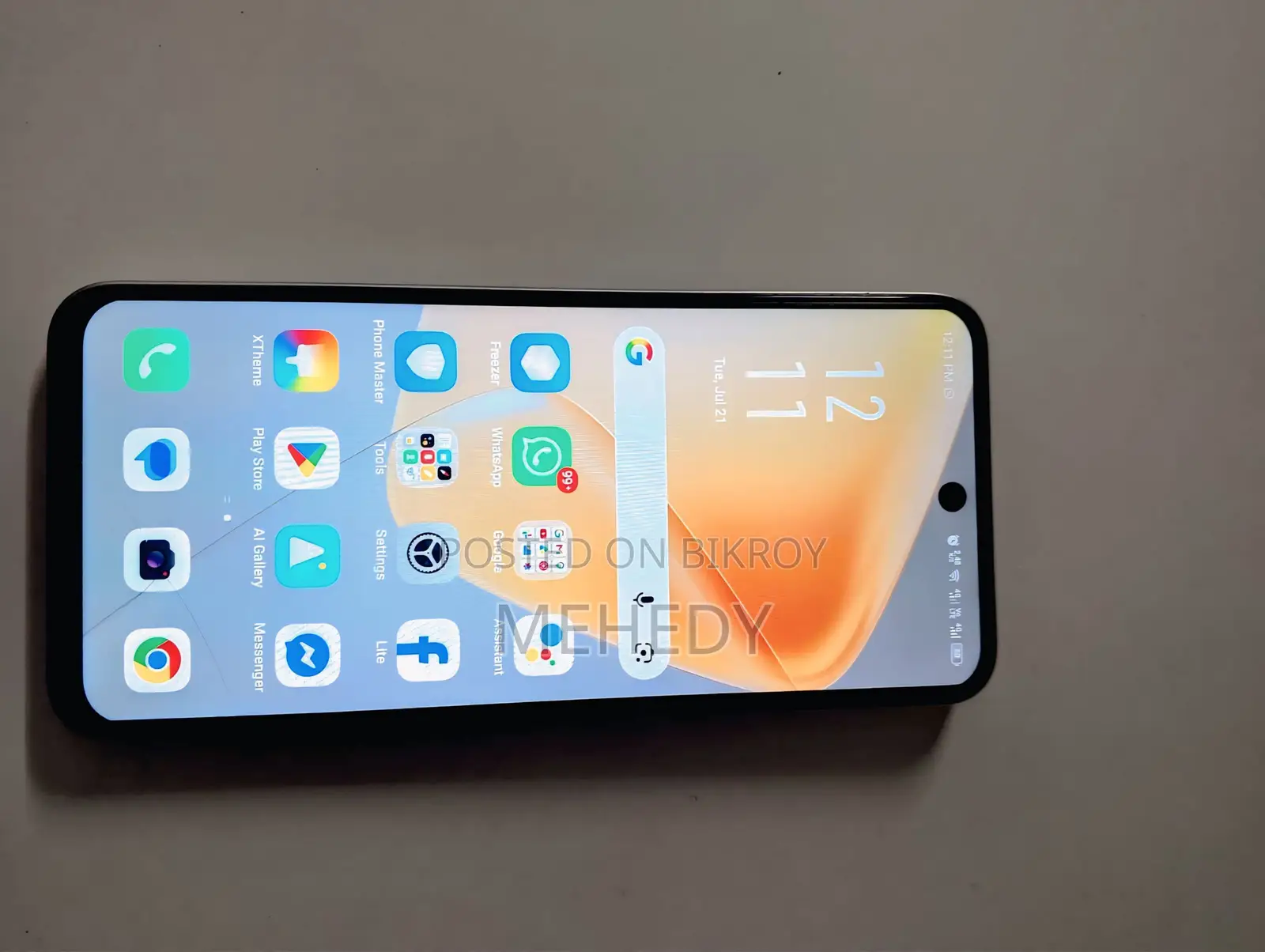 Infinix Hot 50i 128 GB Silver