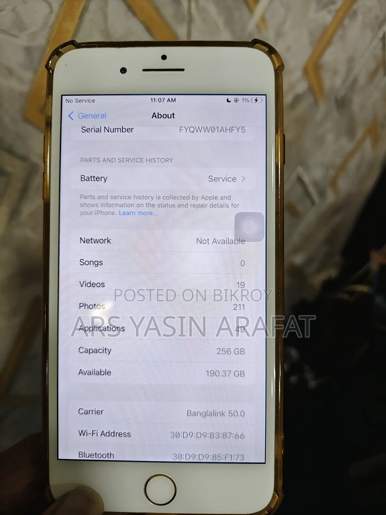 Apple iPhone 7 Plus 256 GB Gold