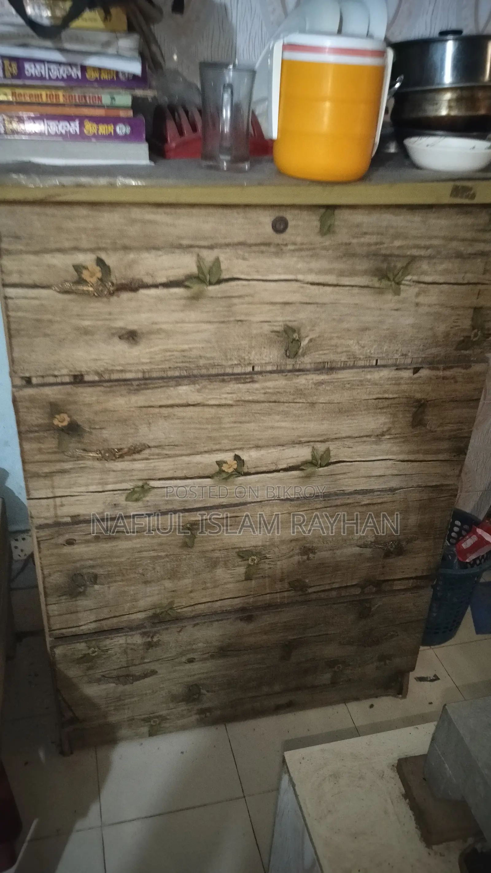 Wardrobe, Bed, Table