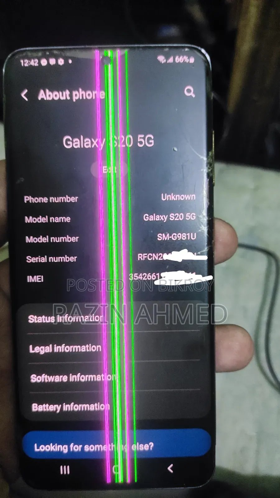 Samsung Galaxy S20 128 GB Gray