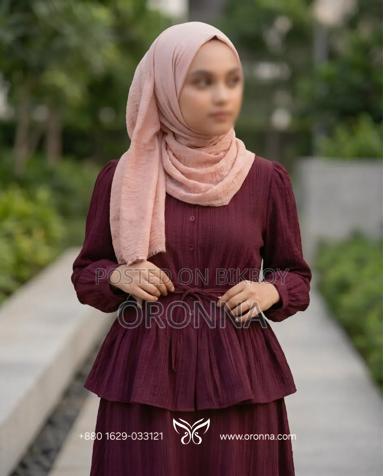 Button-Down Ruffled Top and Skirt Set