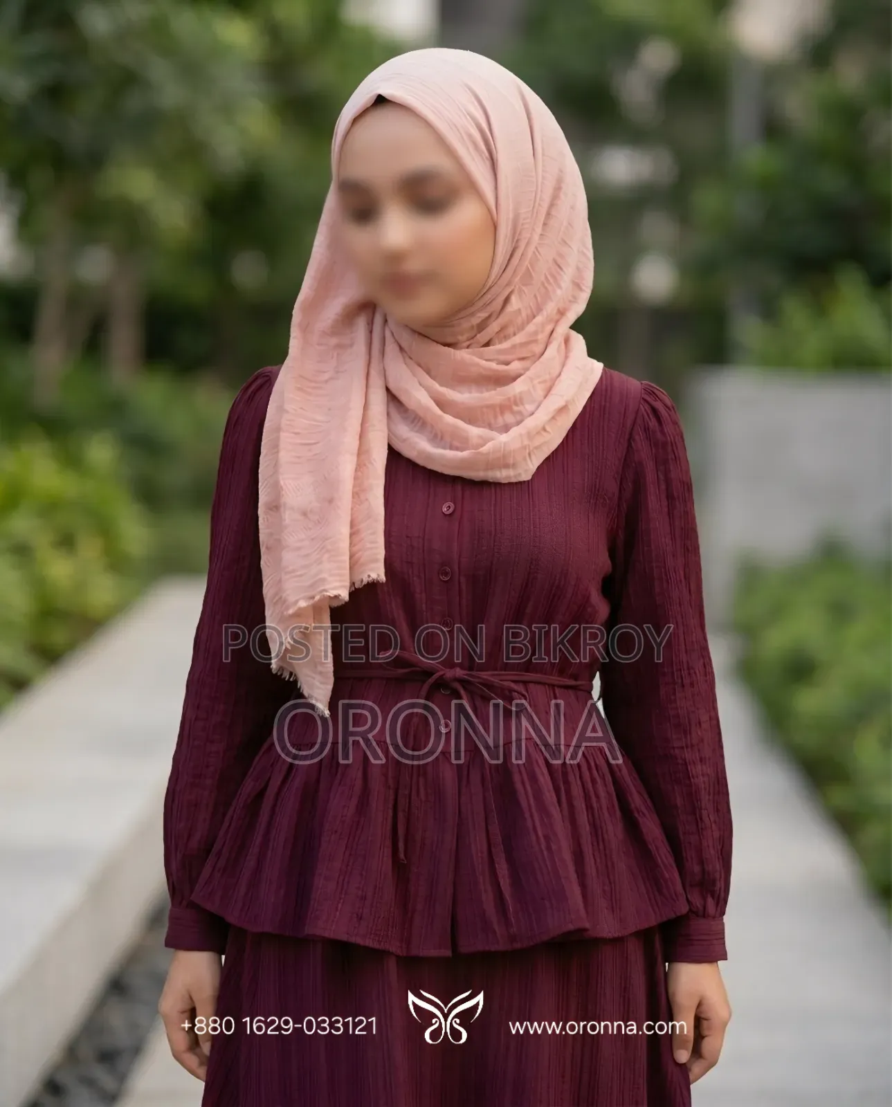 Button-Down Ruffled Top and Skirt Set