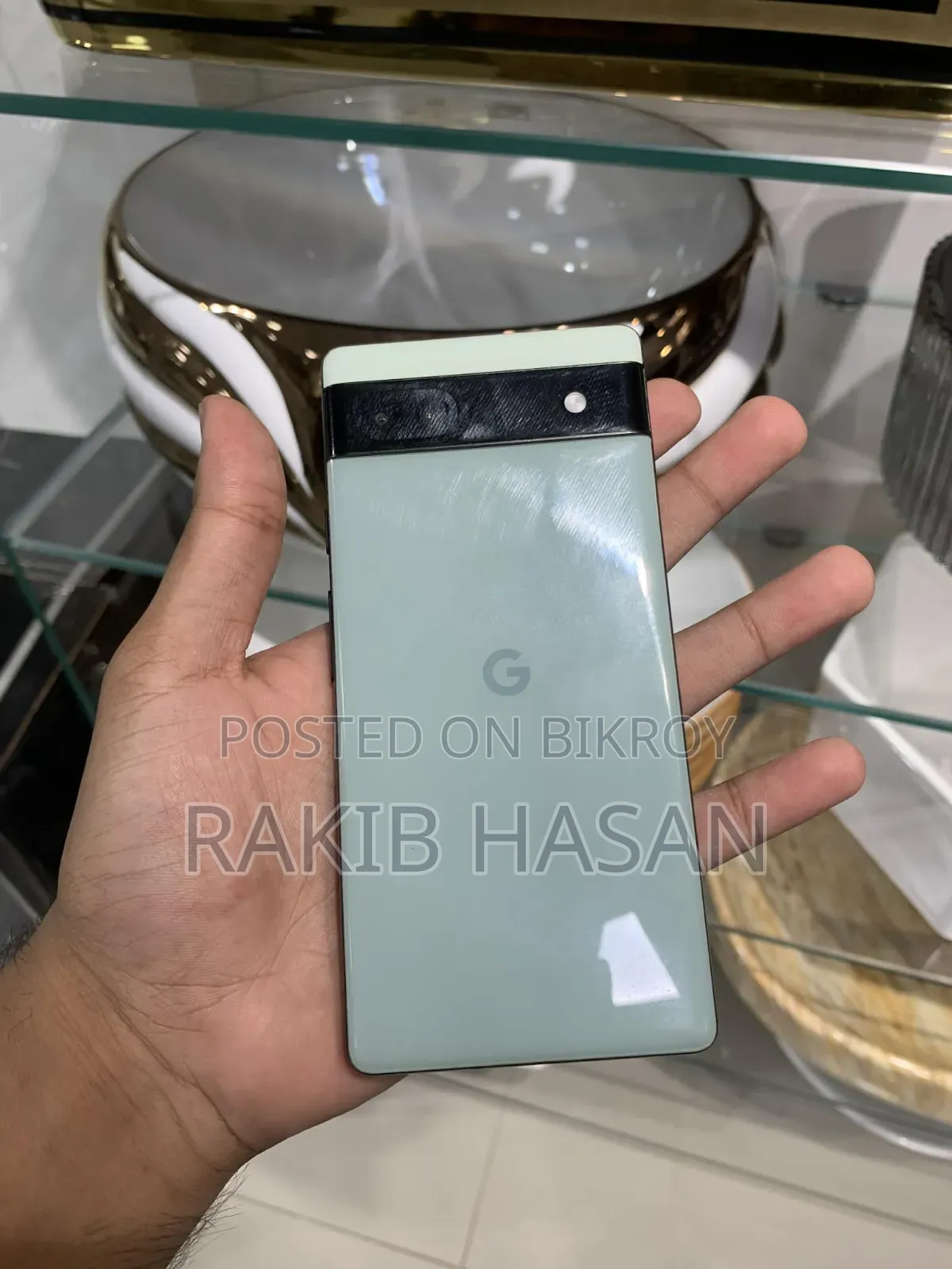 নিউ গুগল পিক্সেল ৬এ ১২৮ জিবি গ্রিন