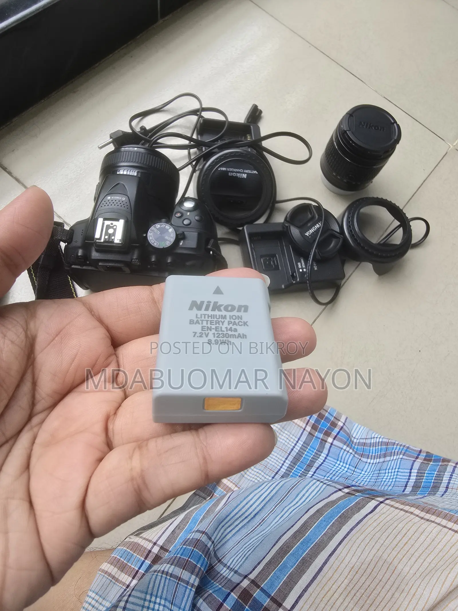 Nikon D5300 Camera With 2 Lenses