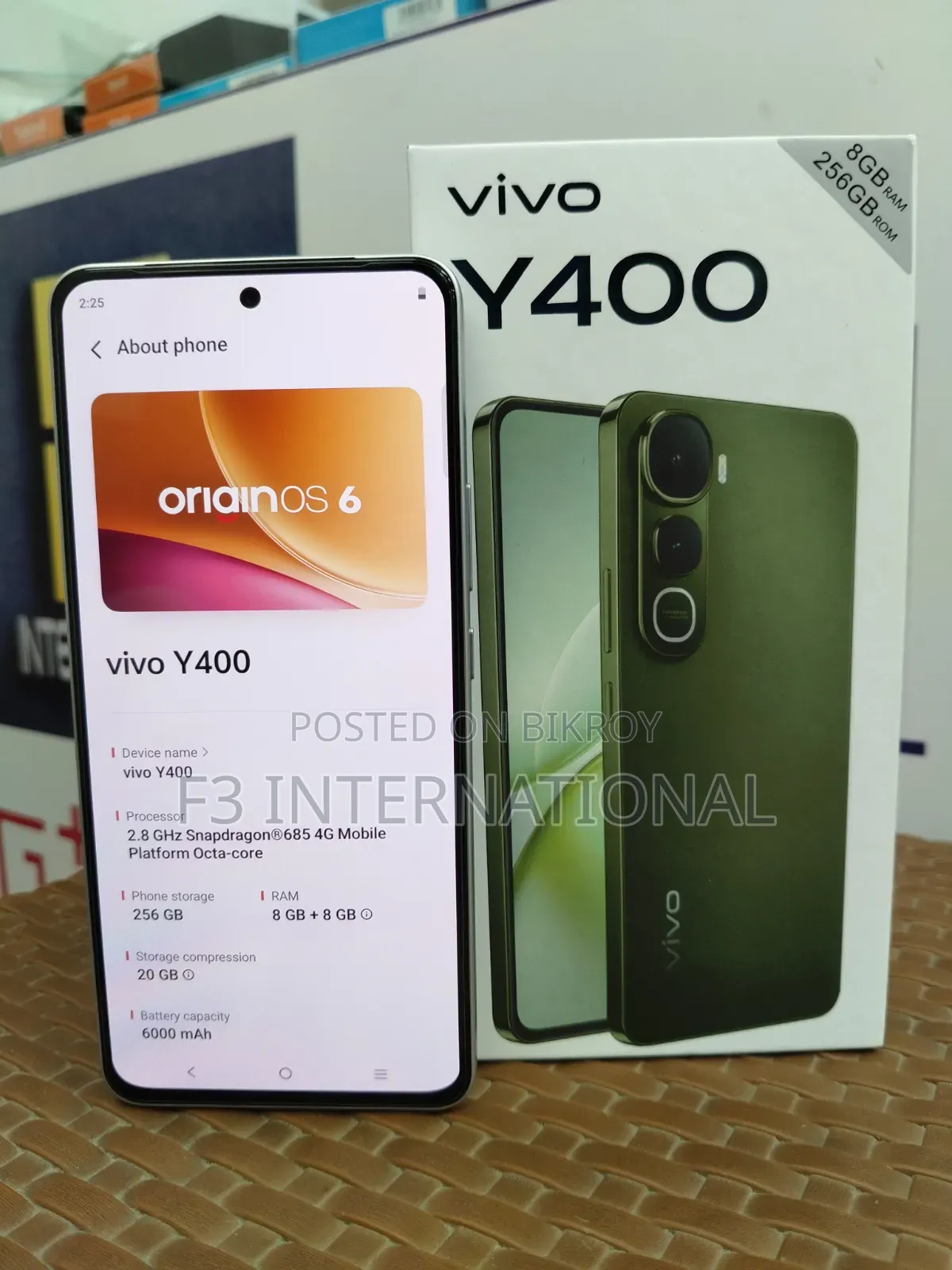 Vivo Y400 256 GB Green