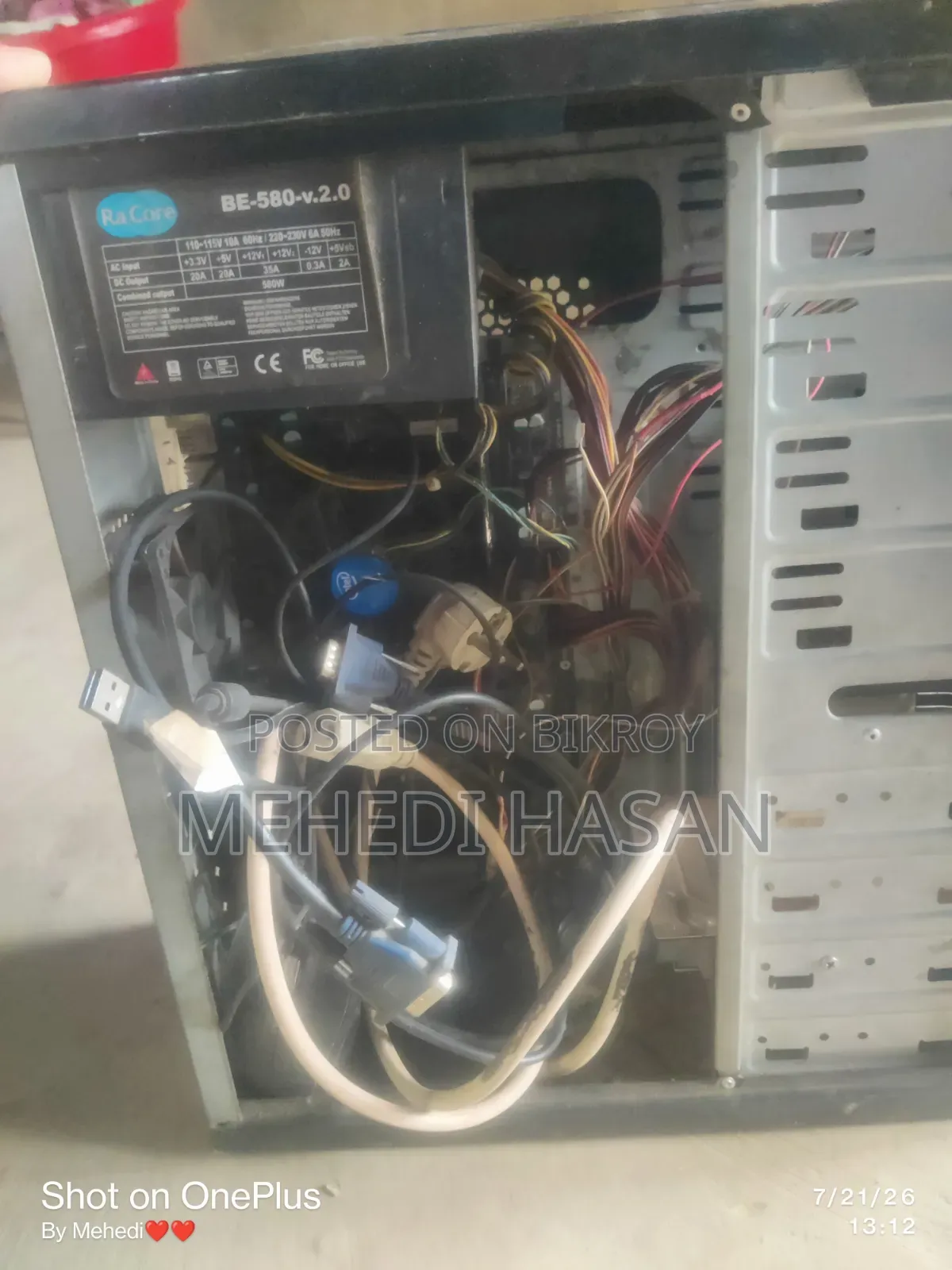 Desktop Computer 8GB Intel Core 3 HDD 512GB