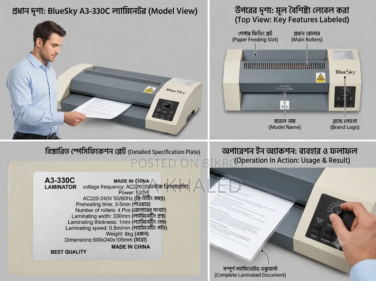 Blue Sky A3-330c Heavy Duty Laminating Machine