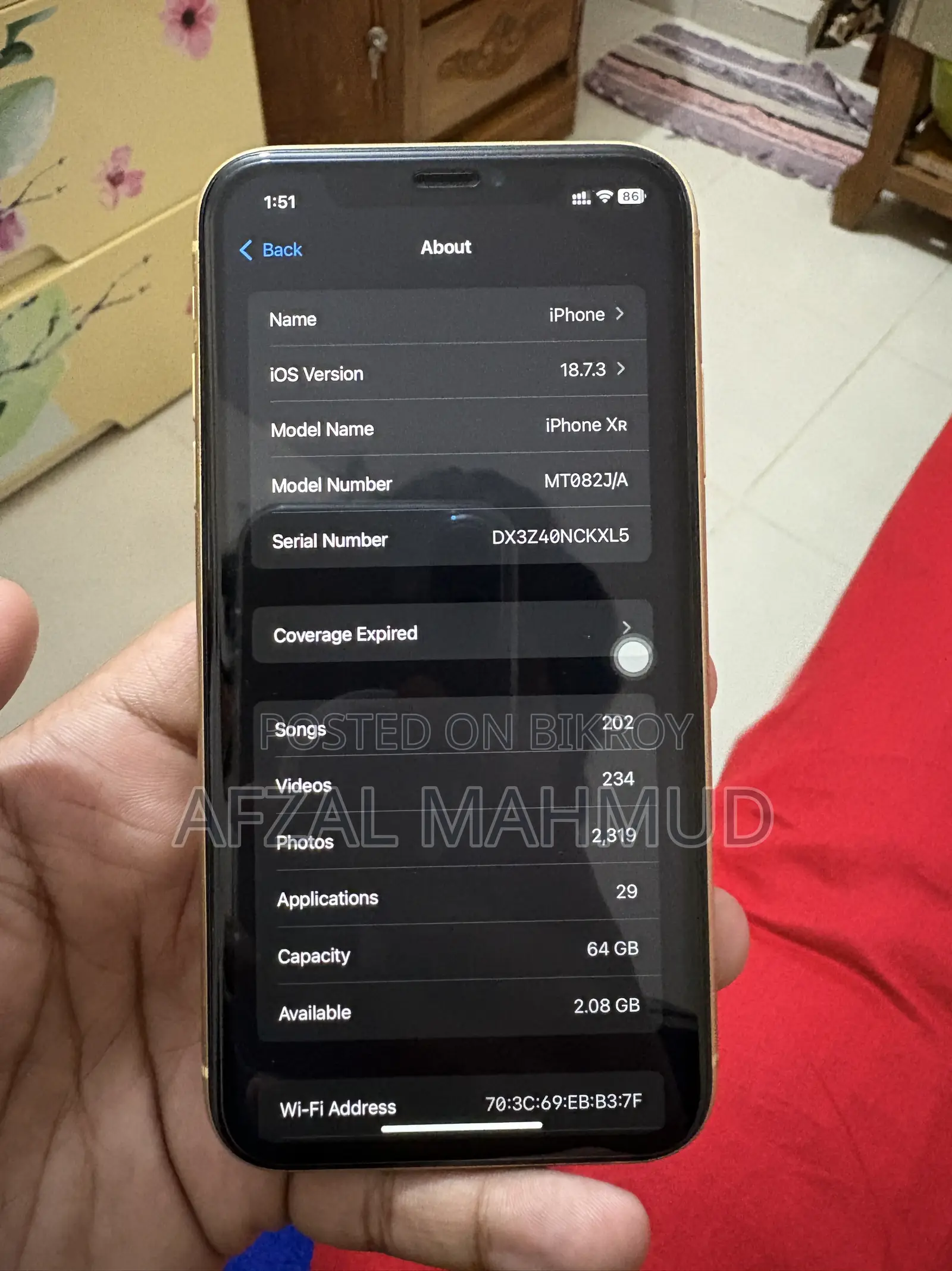 Apple iPhone XR 64 GB Yellow