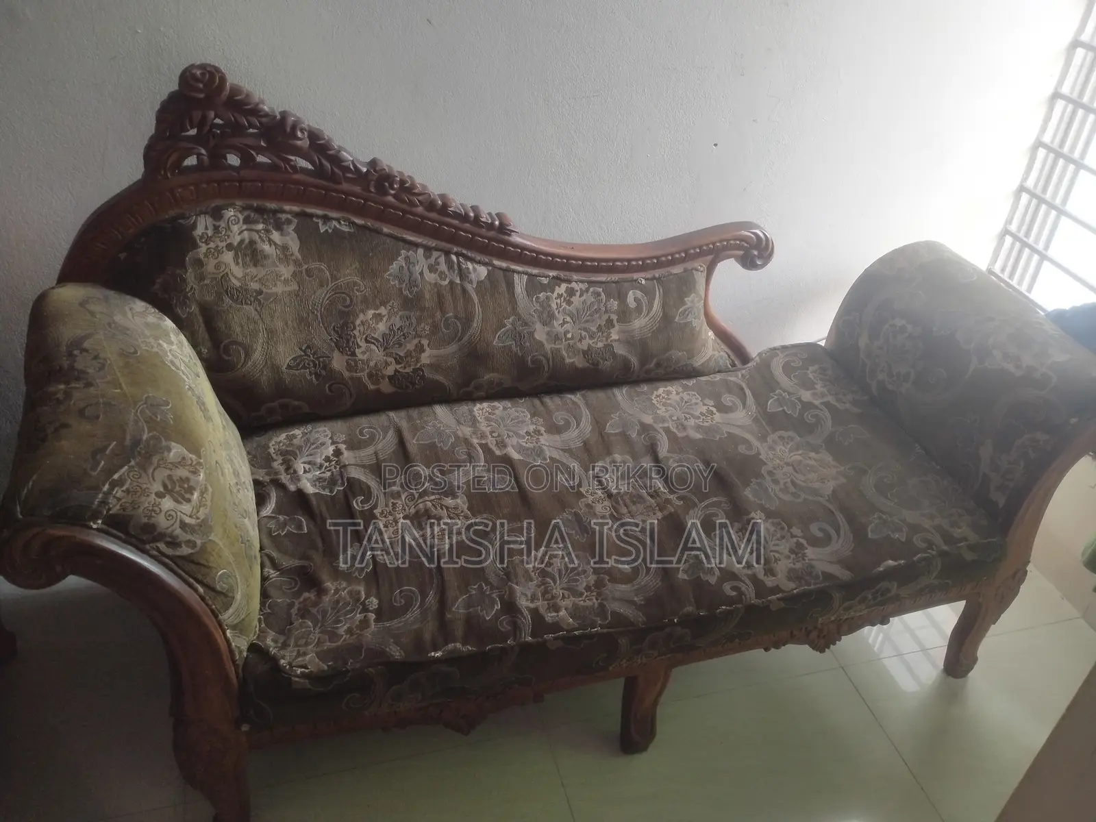 Solid Wooden Sofa Set (3+1+1) | Mohammadpur | ৳18,000 Negotiable