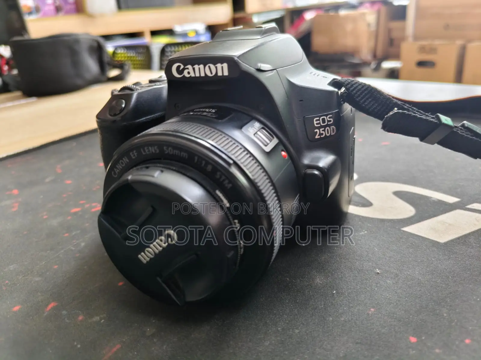 Canon Eos 250d 24.1mp Full Hd Wi-Fi DSLR Camera With 18-55mm