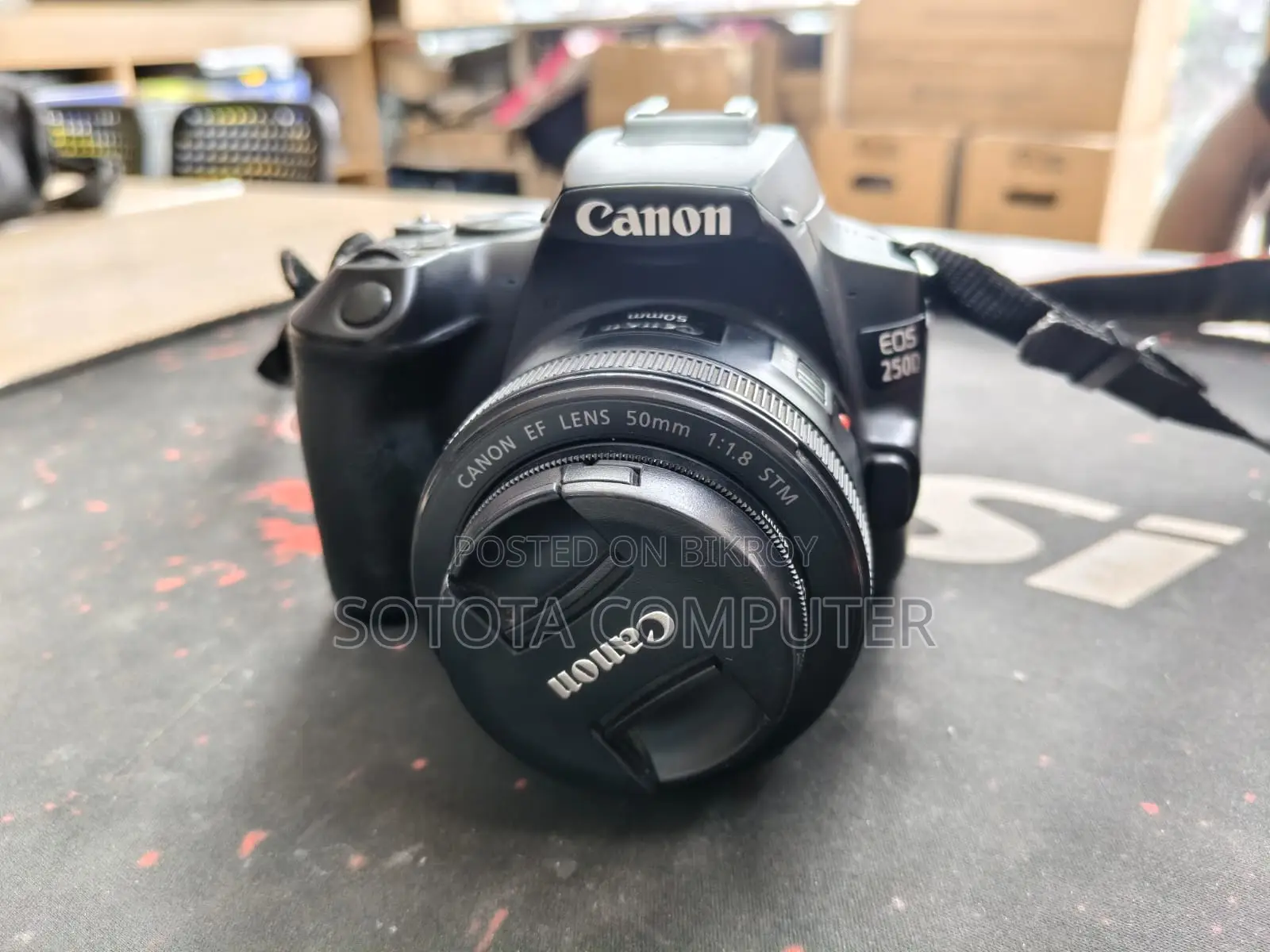 Canon Eos 250d 24.1mp Full Hd Wi-Fi DSLR Camera With 18-55mm