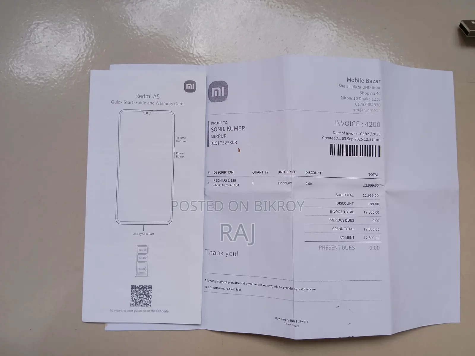 Xiaomi Redmi A5 4G 128 GB Black