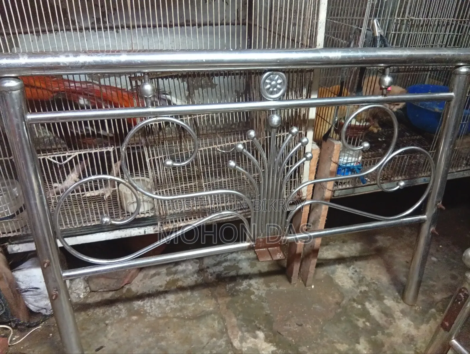 স্টিলের খাট ৪/৬ ফিট