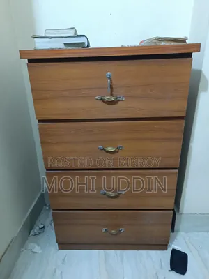 Over-drop four-tier shelf