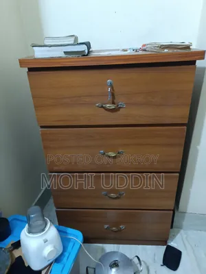 Over-drop four-tier shelf