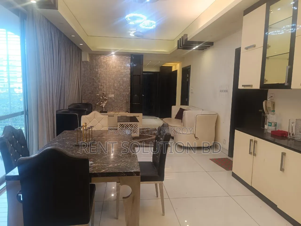 Furnished 3bdrm Apartment in Banani for Rent