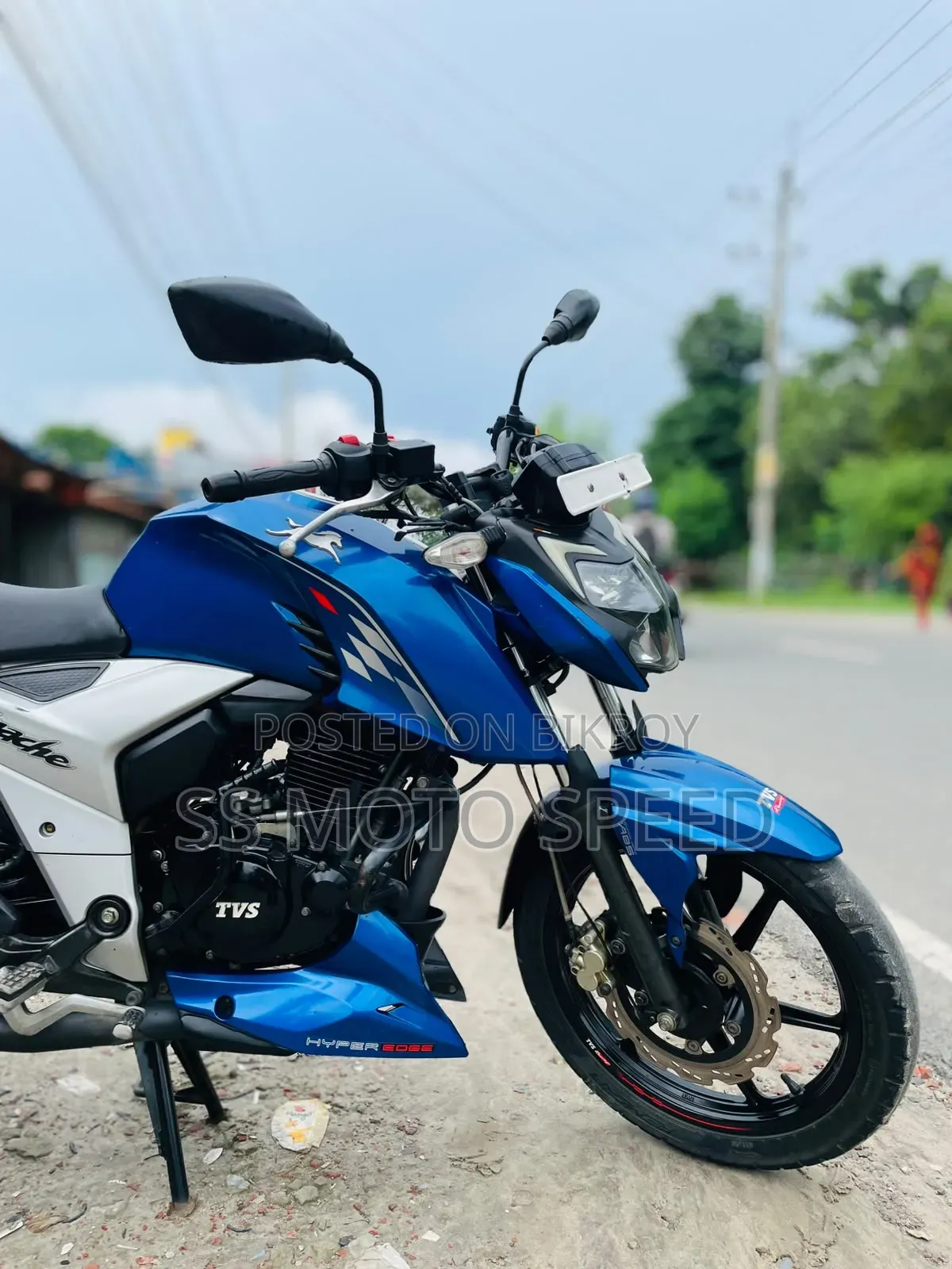 TVS Apache RTR 160 4V 2022 Blue