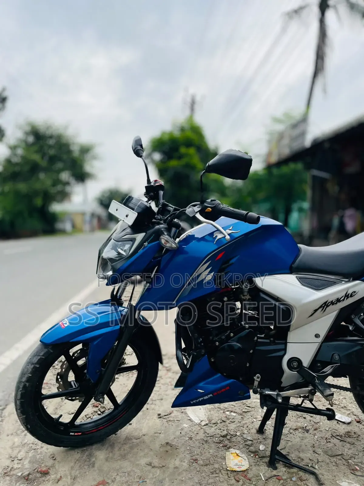 TVS Apache RTR 160 4V 2022 Blue