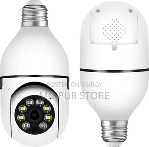 Double Lens PTZ Bulb Wi-Fi IP Camera