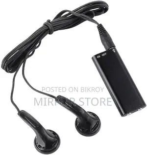 Powerful Super Mini Voice Recorder 8GB Black