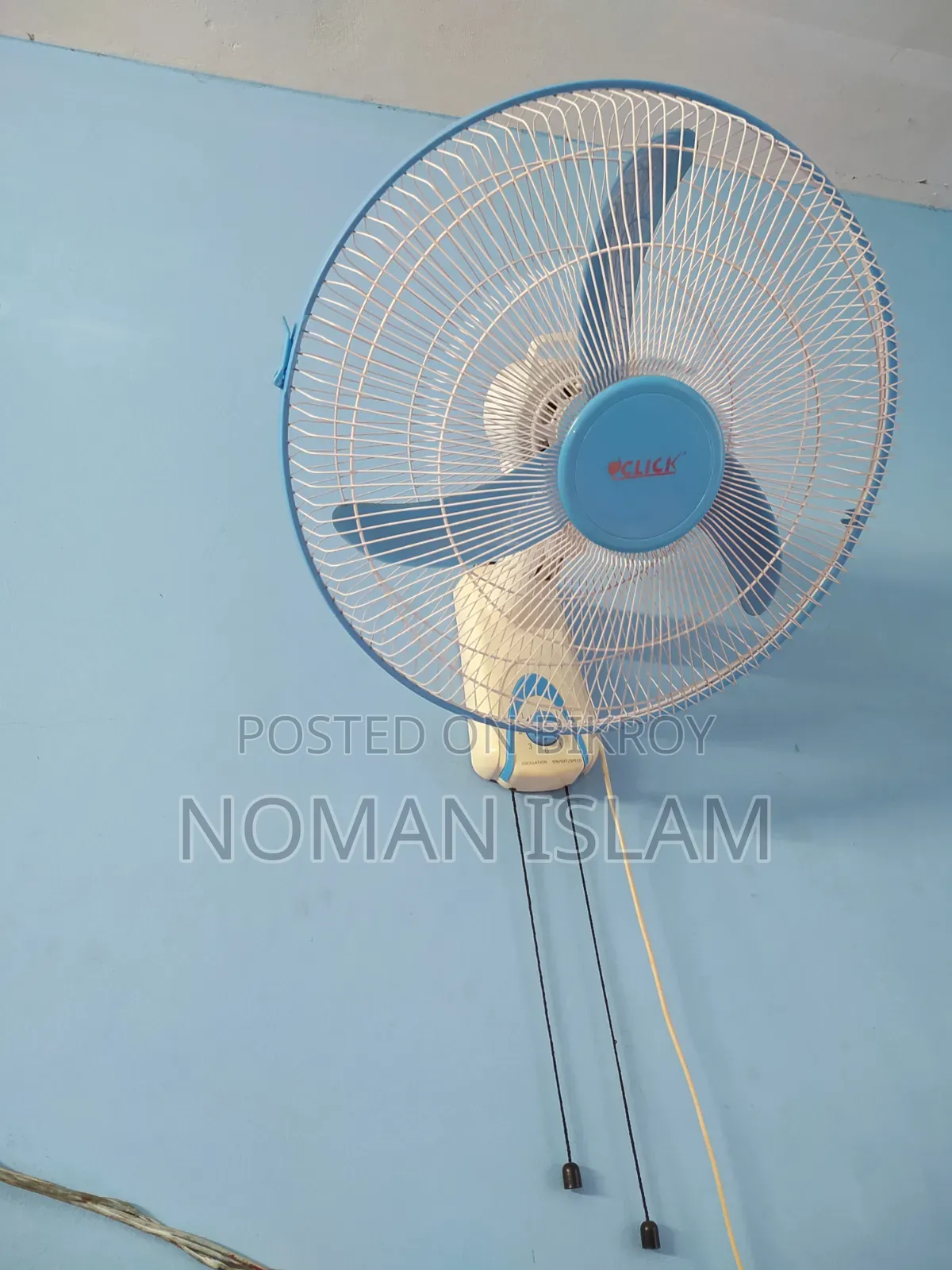 2 Click wall fans for sale