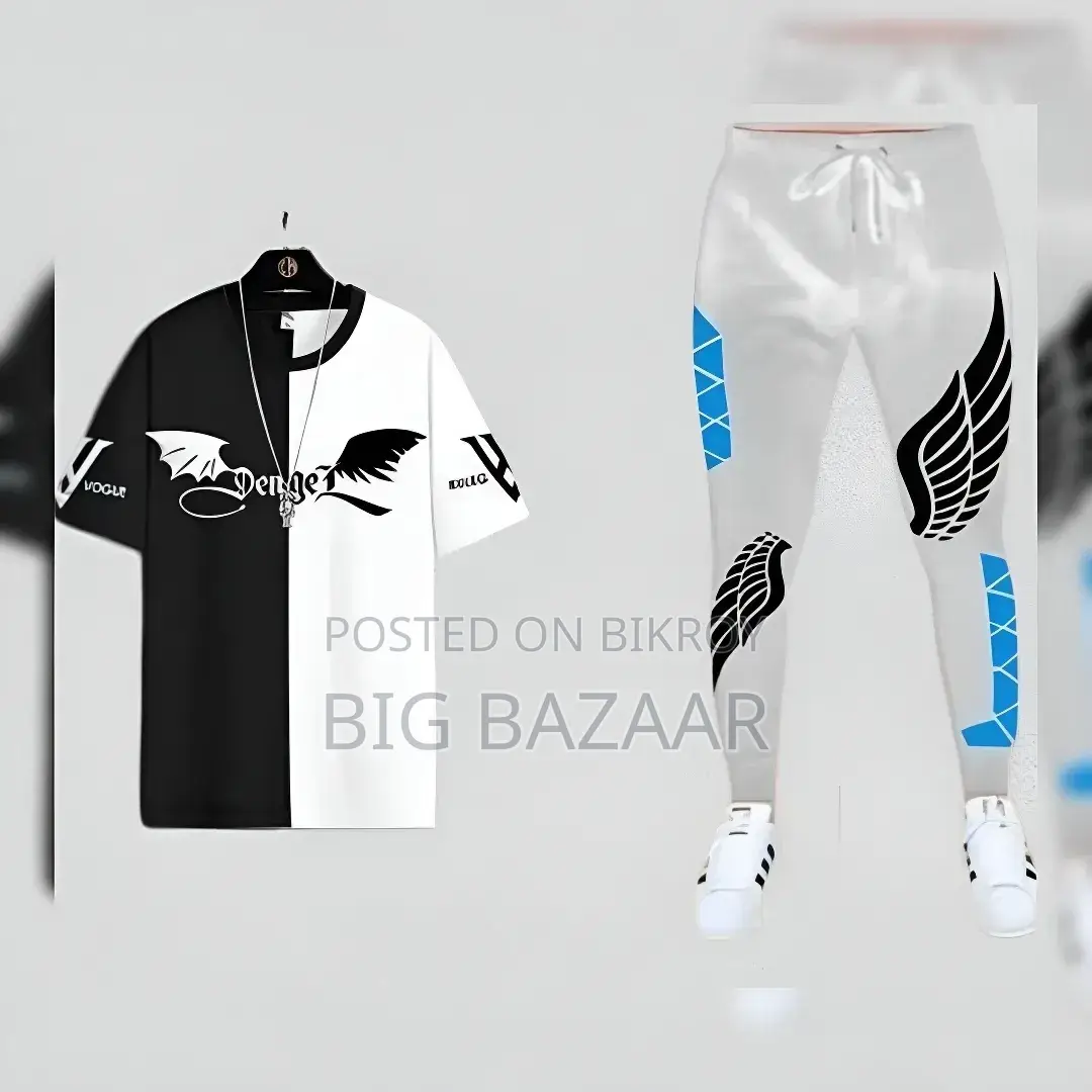 Urban Ease Mesh T-Shirt Full Pant Set |