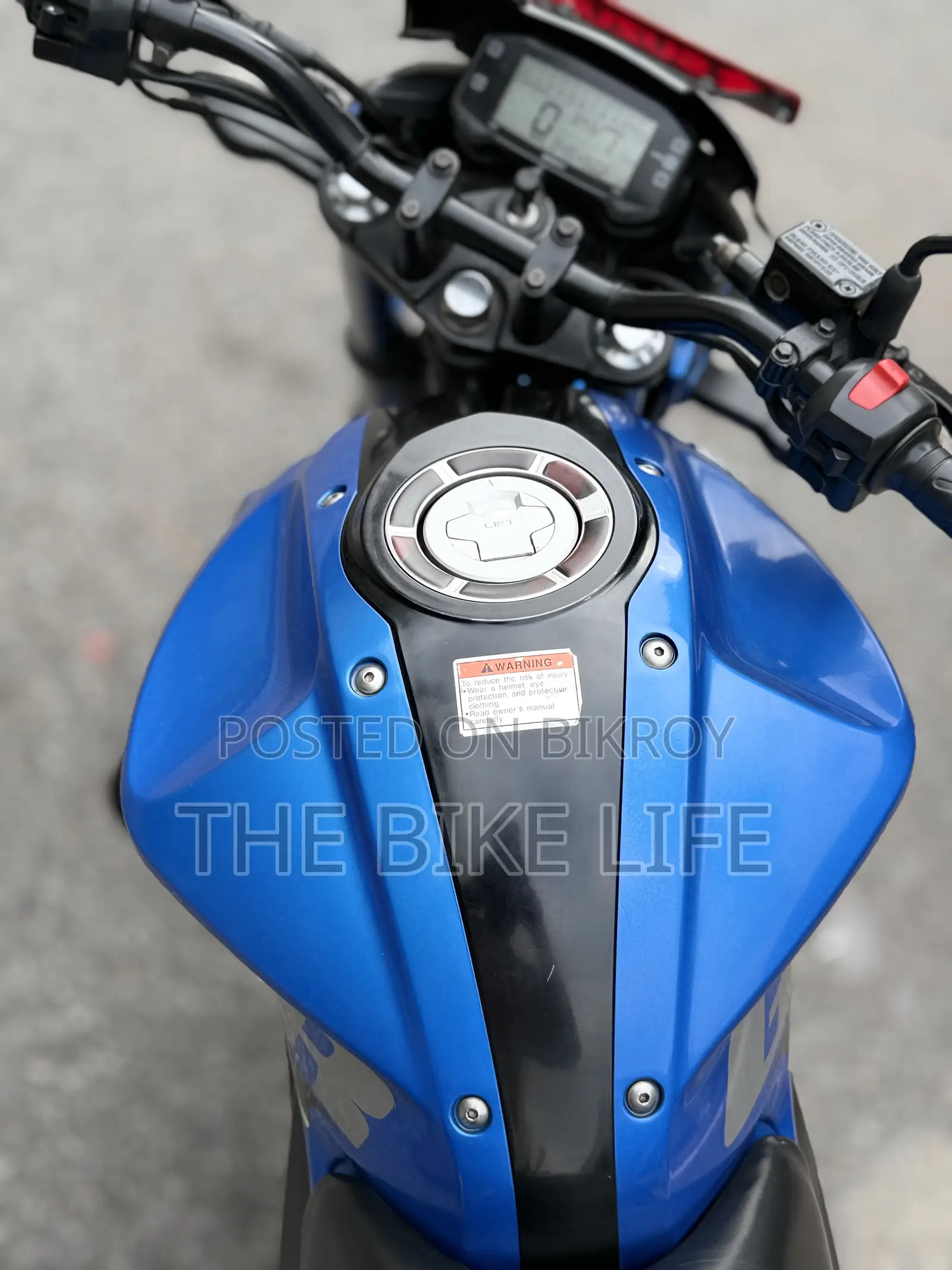 Suzuki Gixxer Monotone ২০২৩ ব্লু