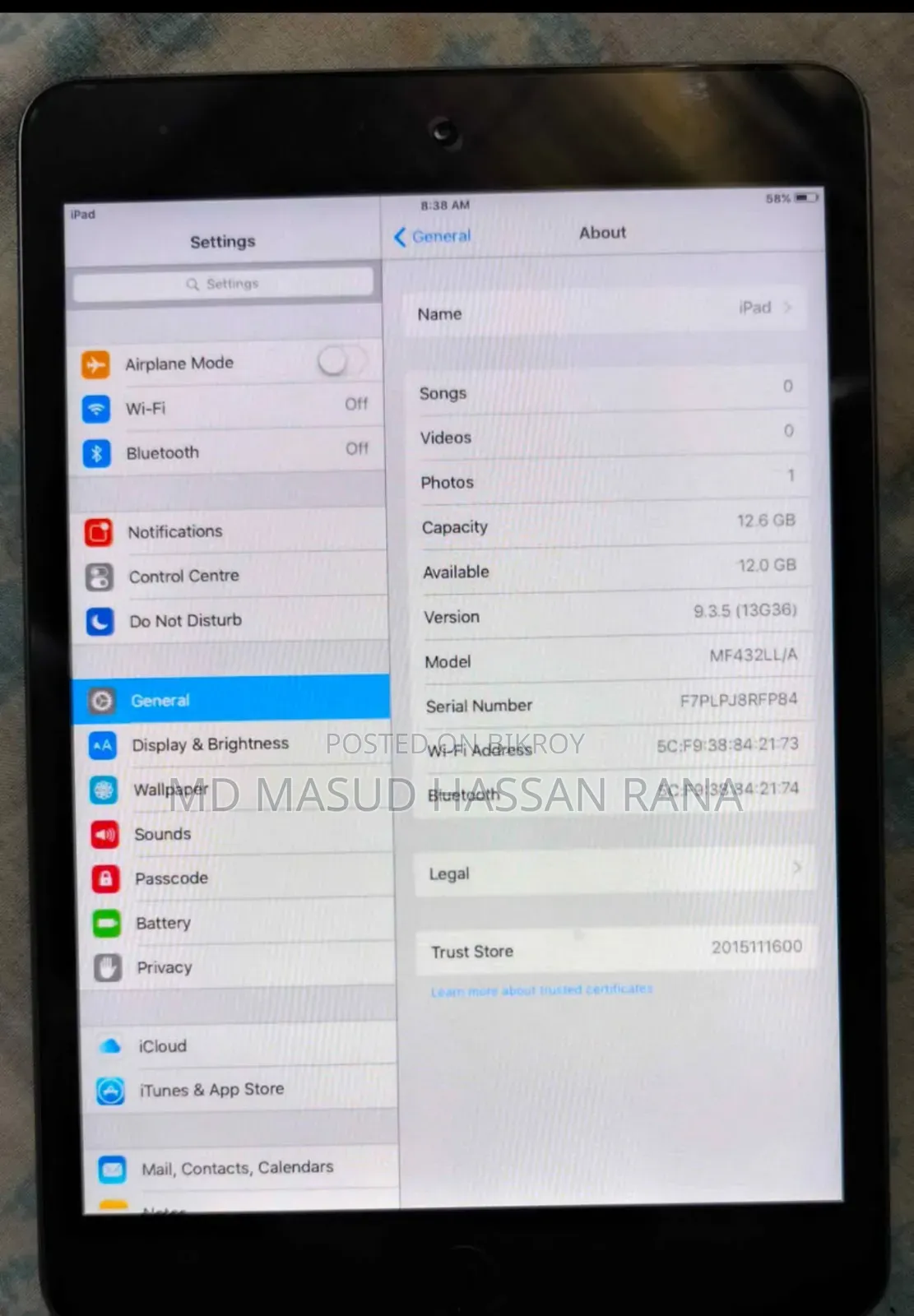 Apple iPad 4 Wi-Fi 16 GB Gray