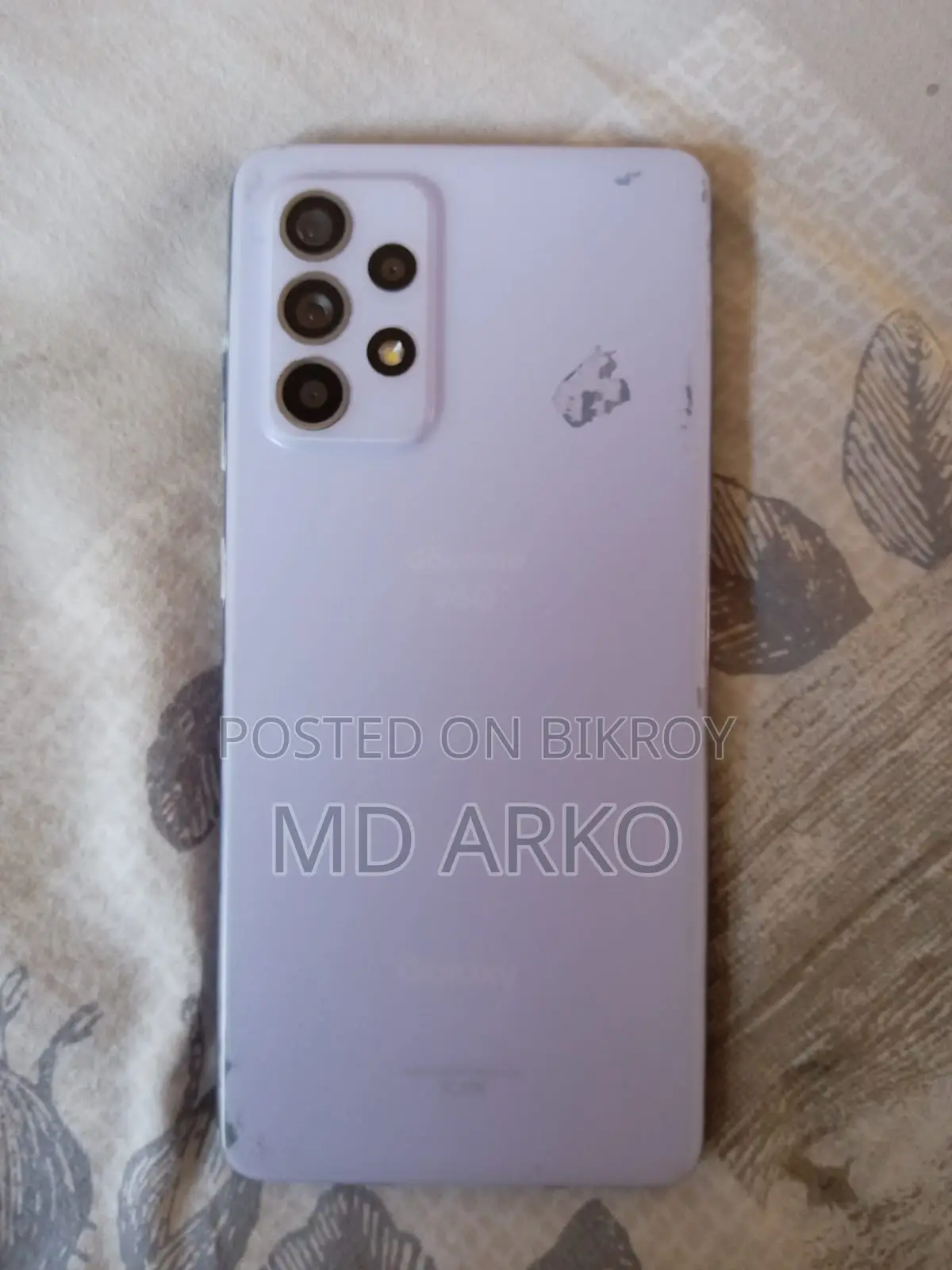 স্যামসাং গ্যালাক্সি এ৫২ ৫জি ১২৮ জিবি পার্পল