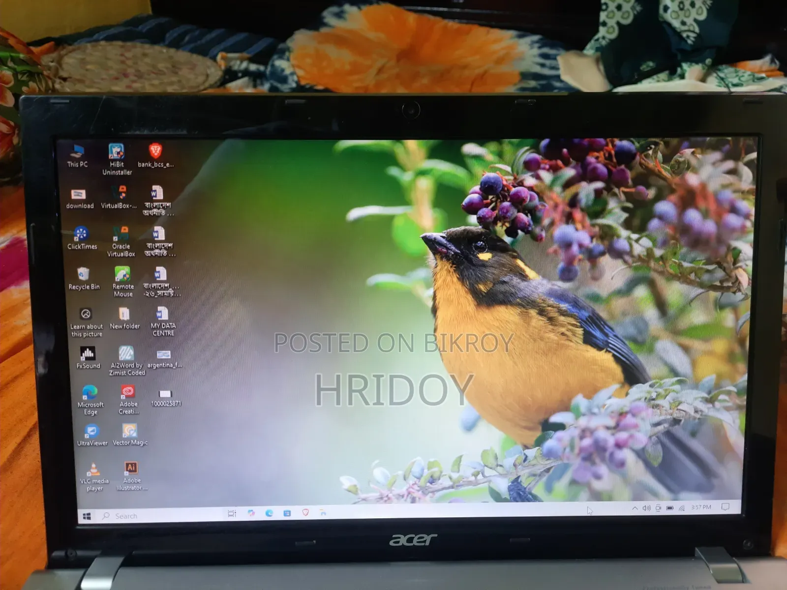 Laptop Acer Aspire E1-531 8GB Intel SSD 128GB