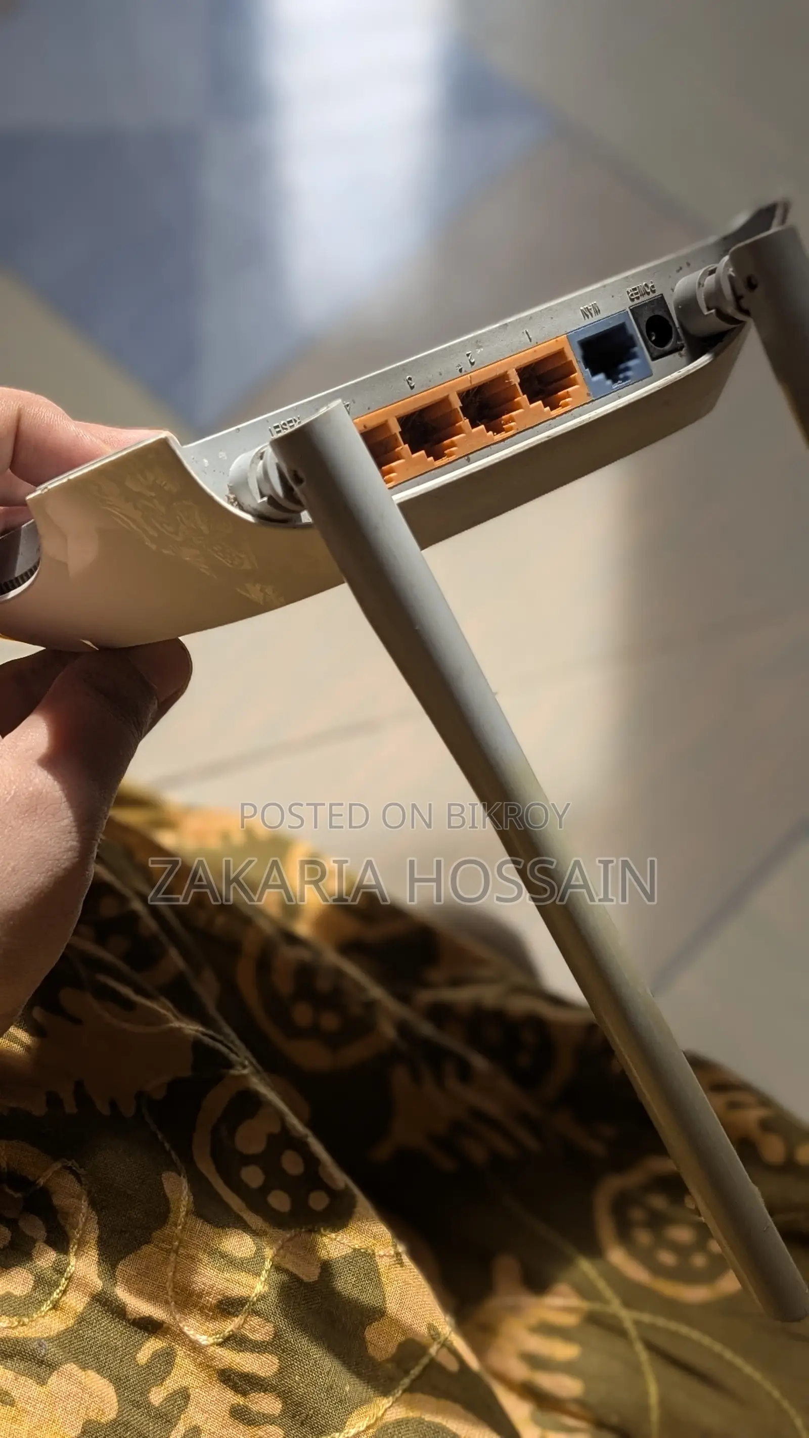 A router will be sold, completely fresh