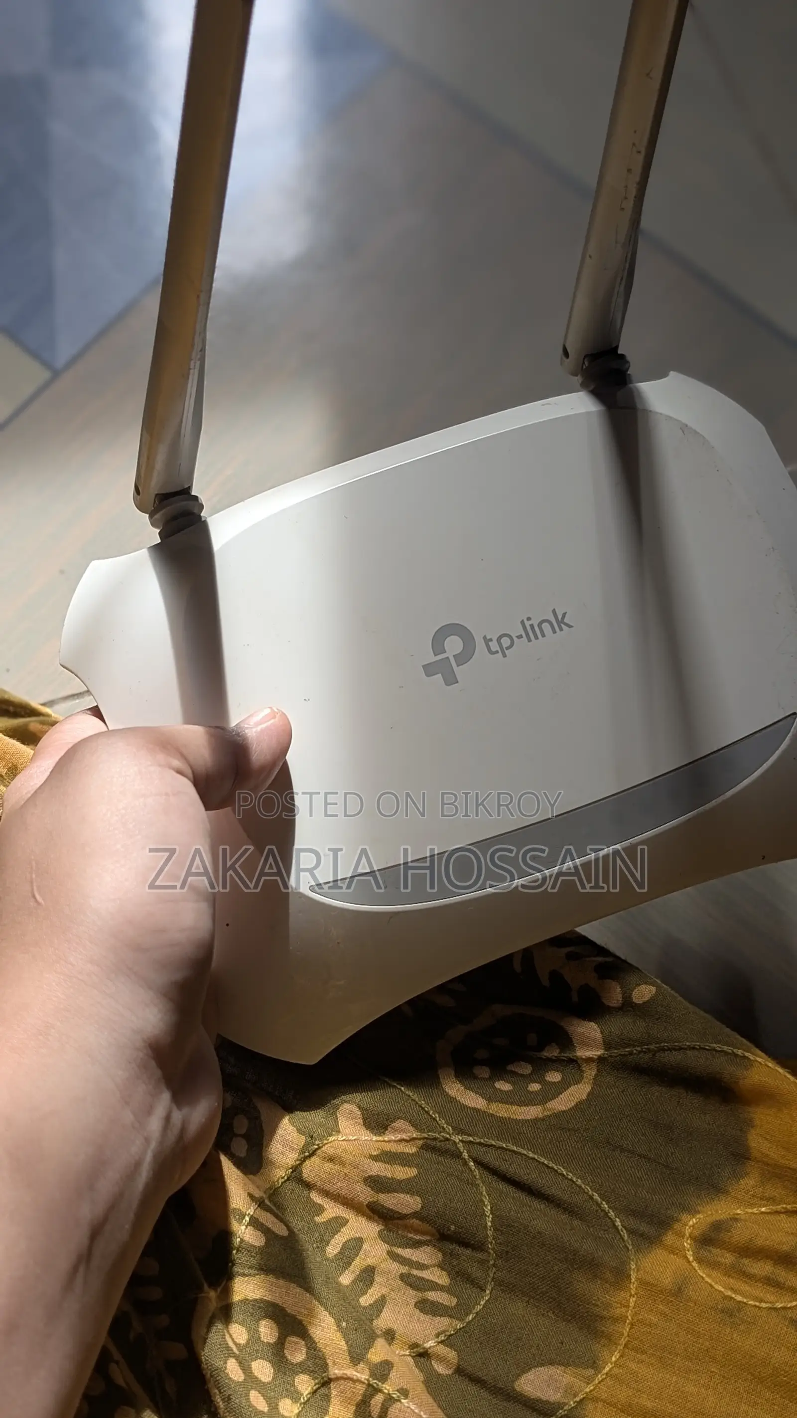 A router will be sold, completely fresh