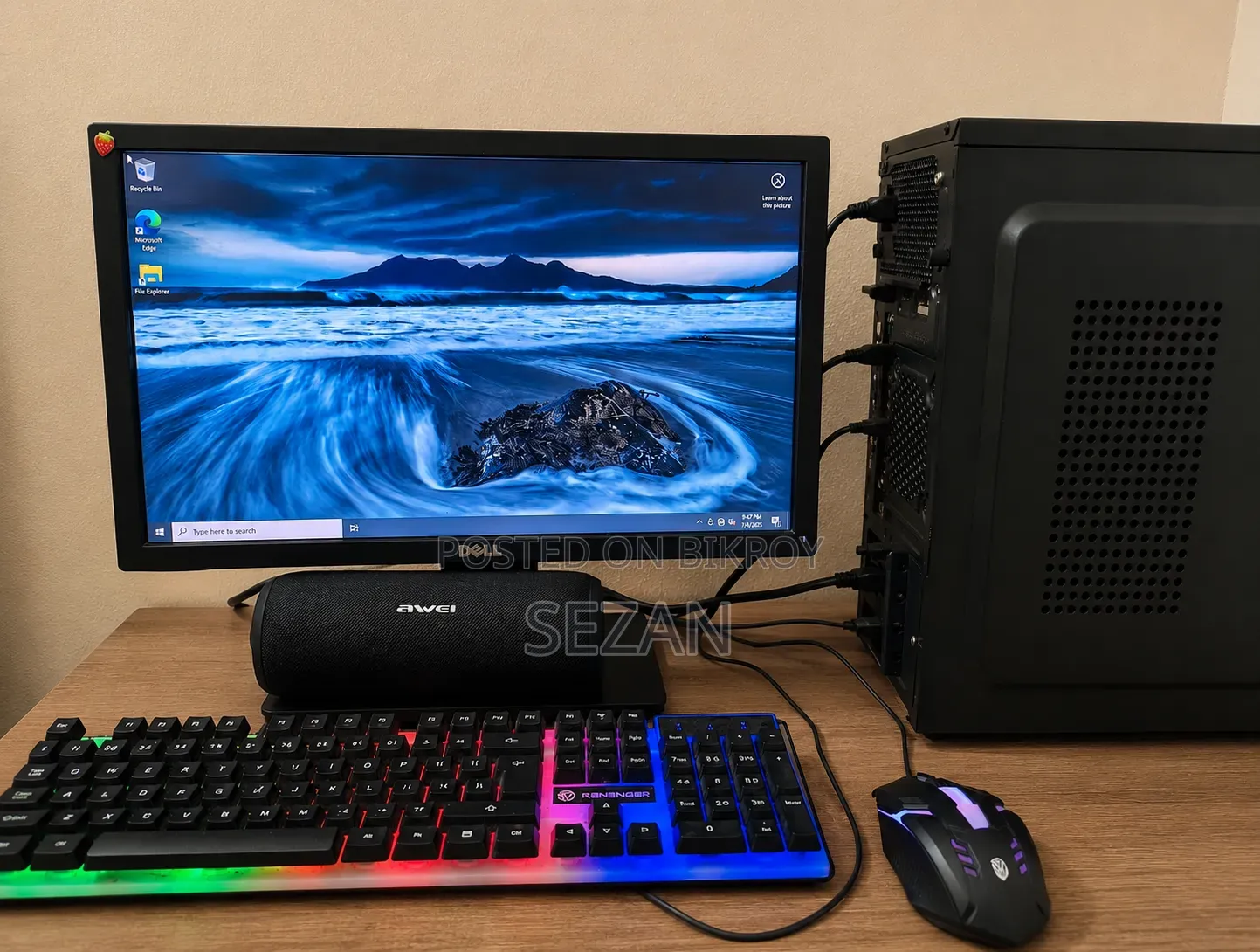 Desktop Computer 4GB Intel Pentium SSD 128GB
