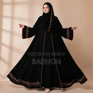 Original Dubai Cherry Burqa Hijab Set