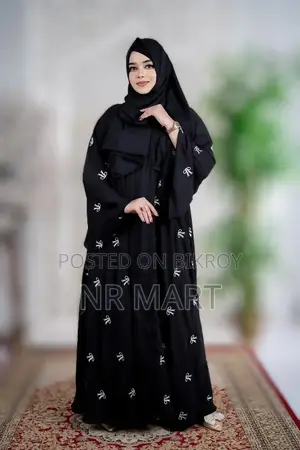 Embroidery Paki Burqa | Inner and Vest are separate. Includes Hijab