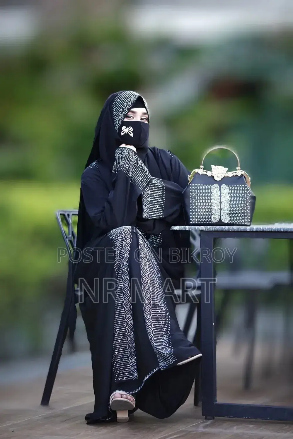 Dubai Stone Burqa | Full Set