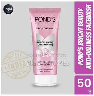 Pond's Bright Beauty Anti-Dullness Facewash (50g)