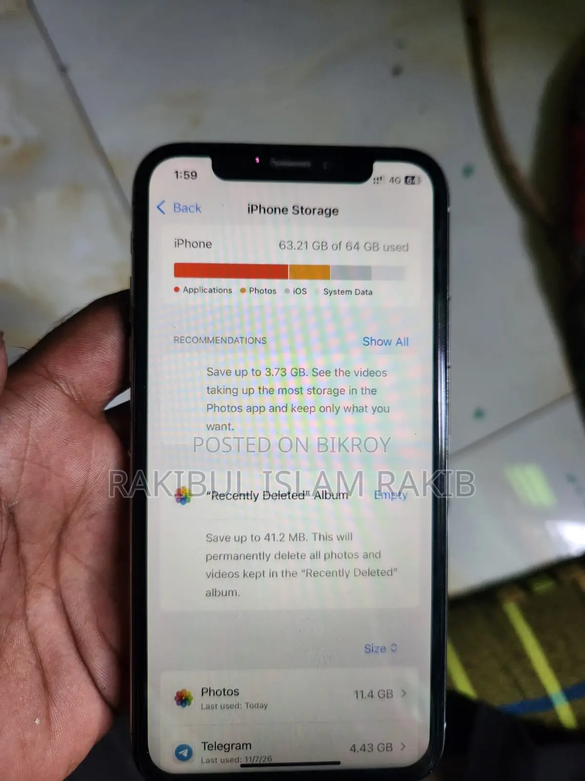অ্যাপল আইফোন এক্সএস ৬৪ জিবি হোয়াইট