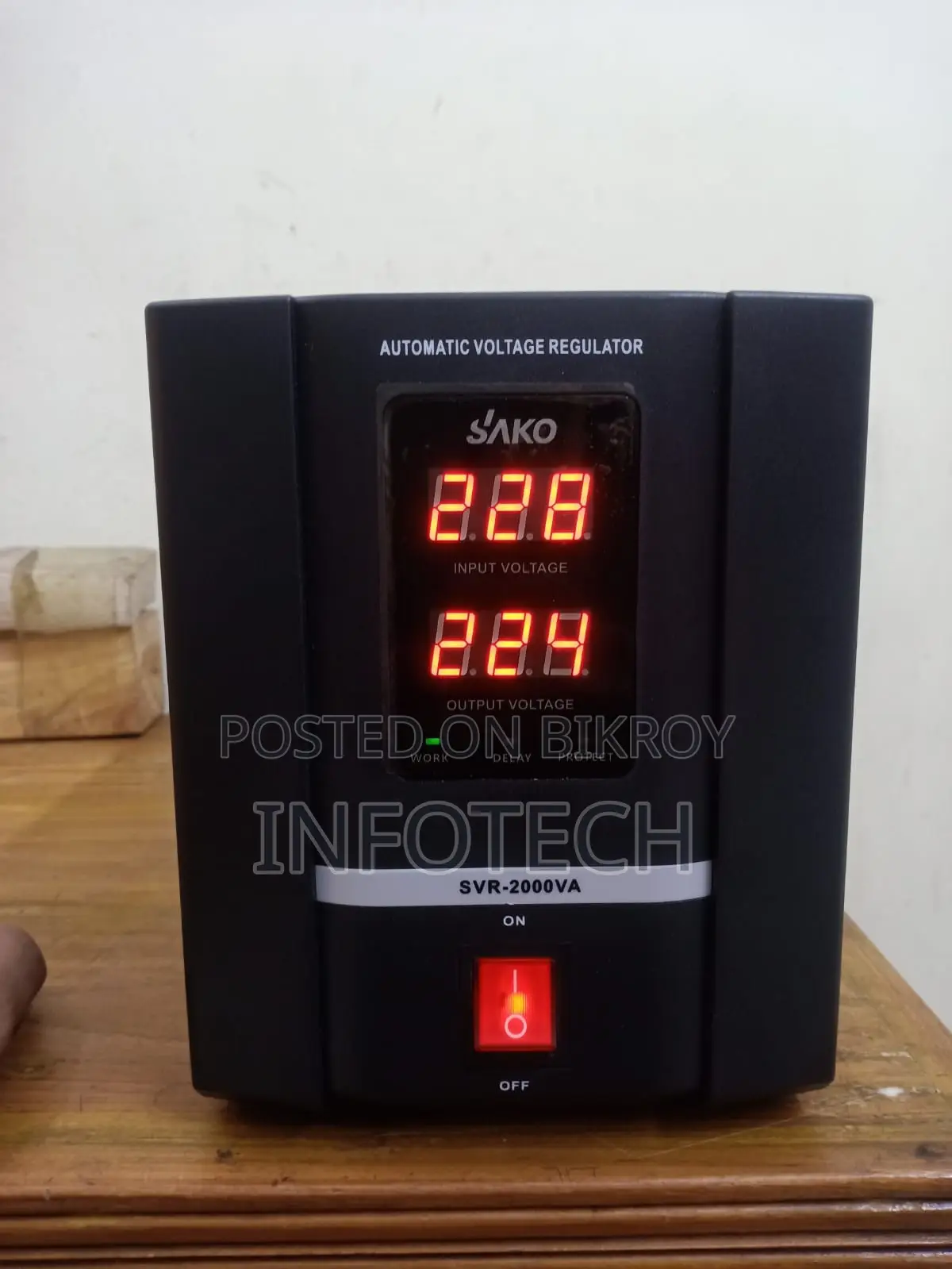 SAKO SVC 1000VA Digital Voltage Stabilizer