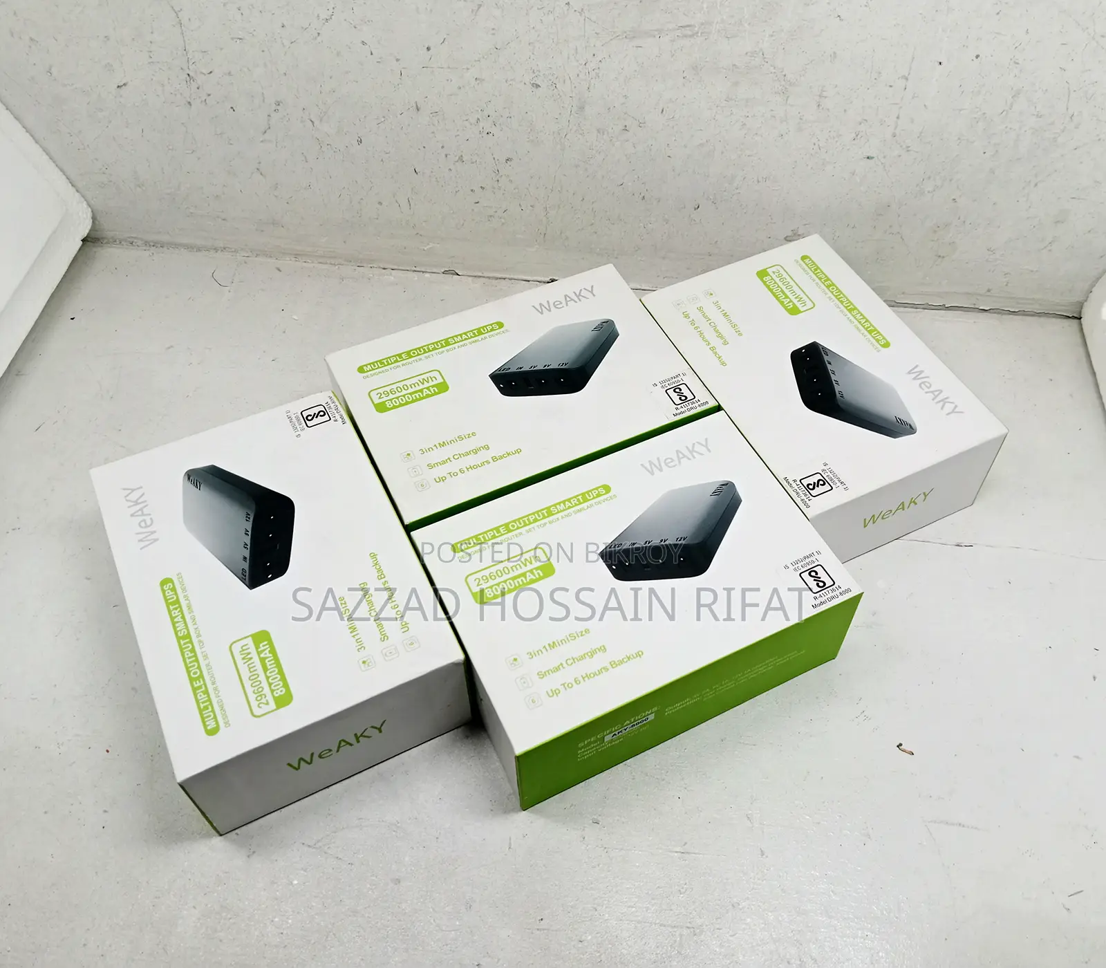 Mini IPS-UPS for Router ONU Internet Backup