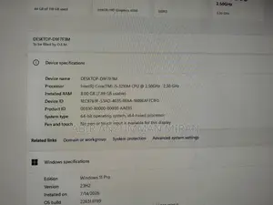 Desktop Computer Digital Storm Bolt 8GB Intel Core I5 SSD 128GB
