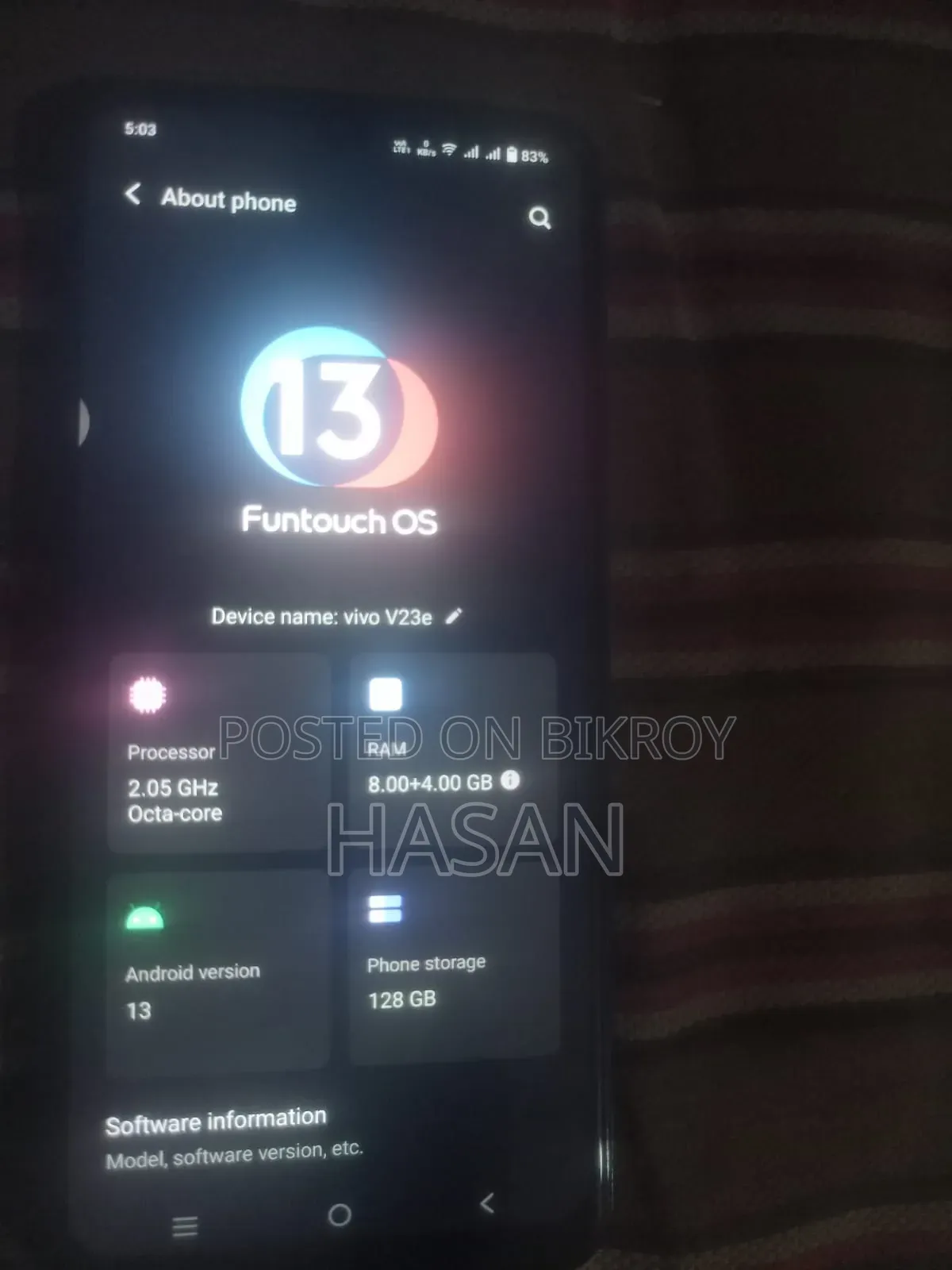 Vivo V23 128 GB