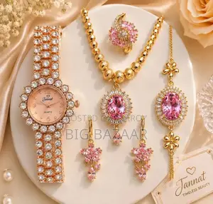 Exclusive Jewelry and Watch Combo Set