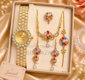 Exclusive Jewelry and Watch Combo Set