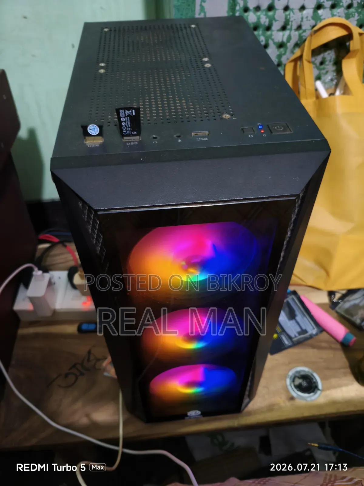 Desktop Computer HP 200 G4 16GB AMD Ryzen 5 SSHD+SSD 1T