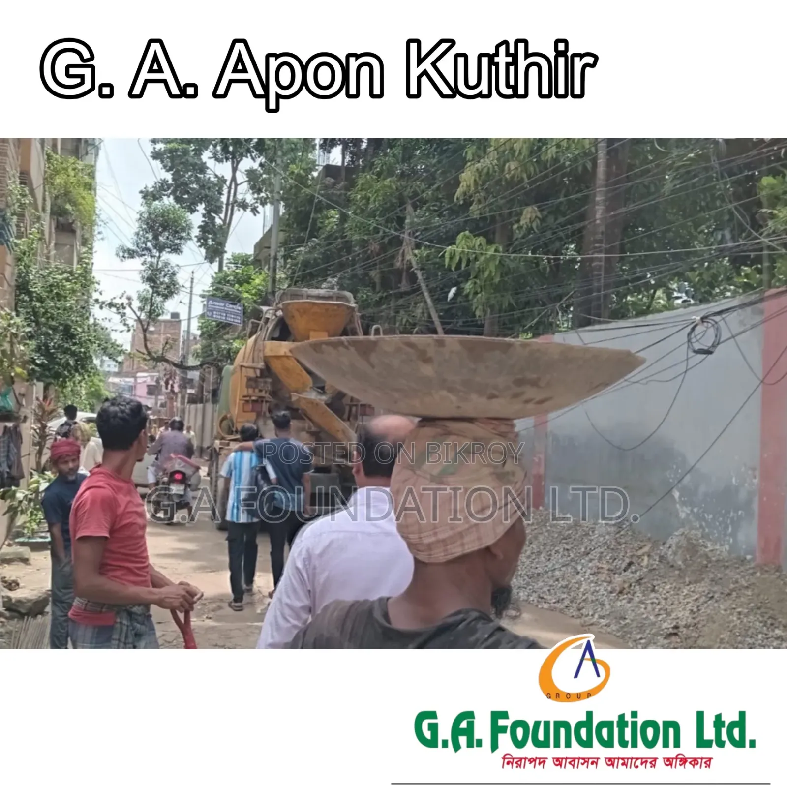 3-Bedroom Apartment in G.A. Apon Kuthir, Mirpur for Sale