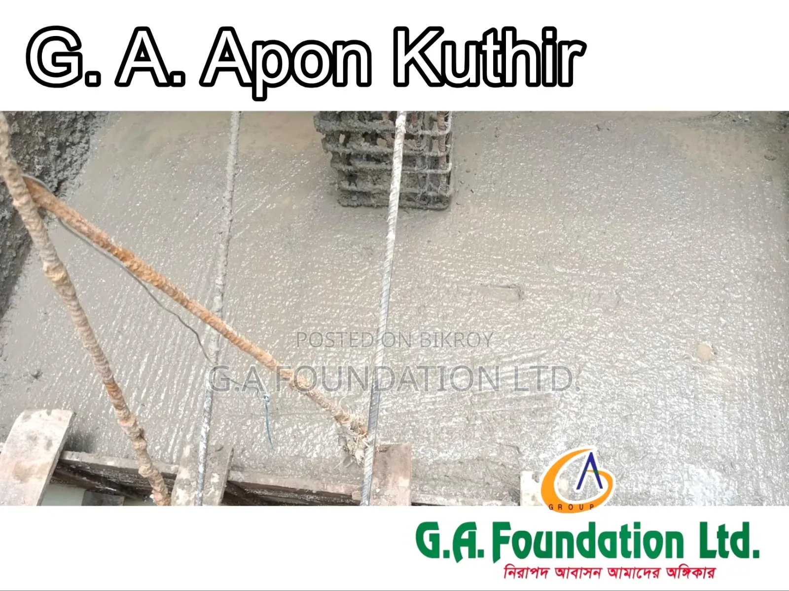 3-Bedroom Apartment in G.A. Apon Kuthir, Mirpur for Sale