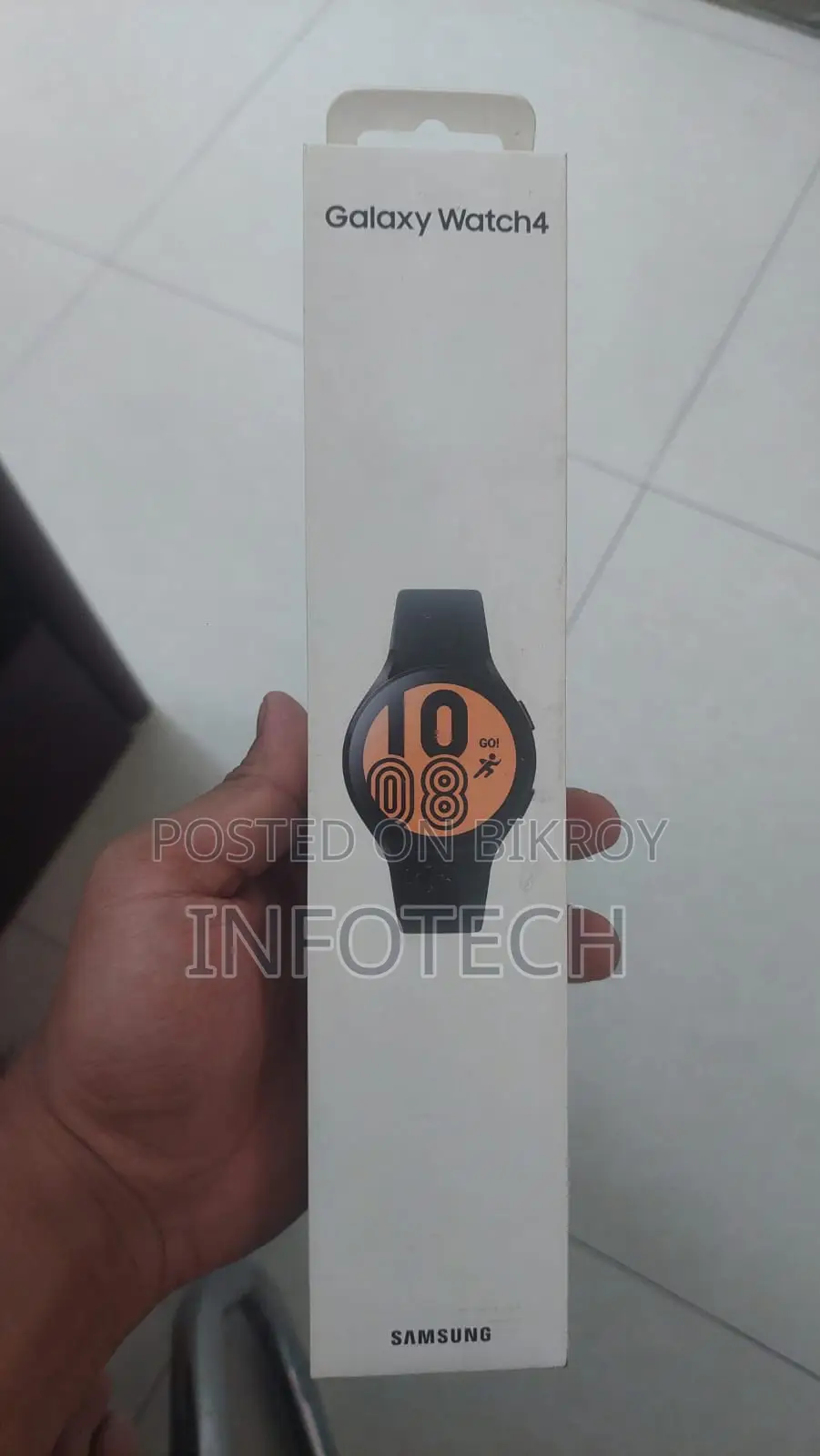 Samsung Galaxy Watch 4 R870 44mm Smartwatch Amoled Display Black Used